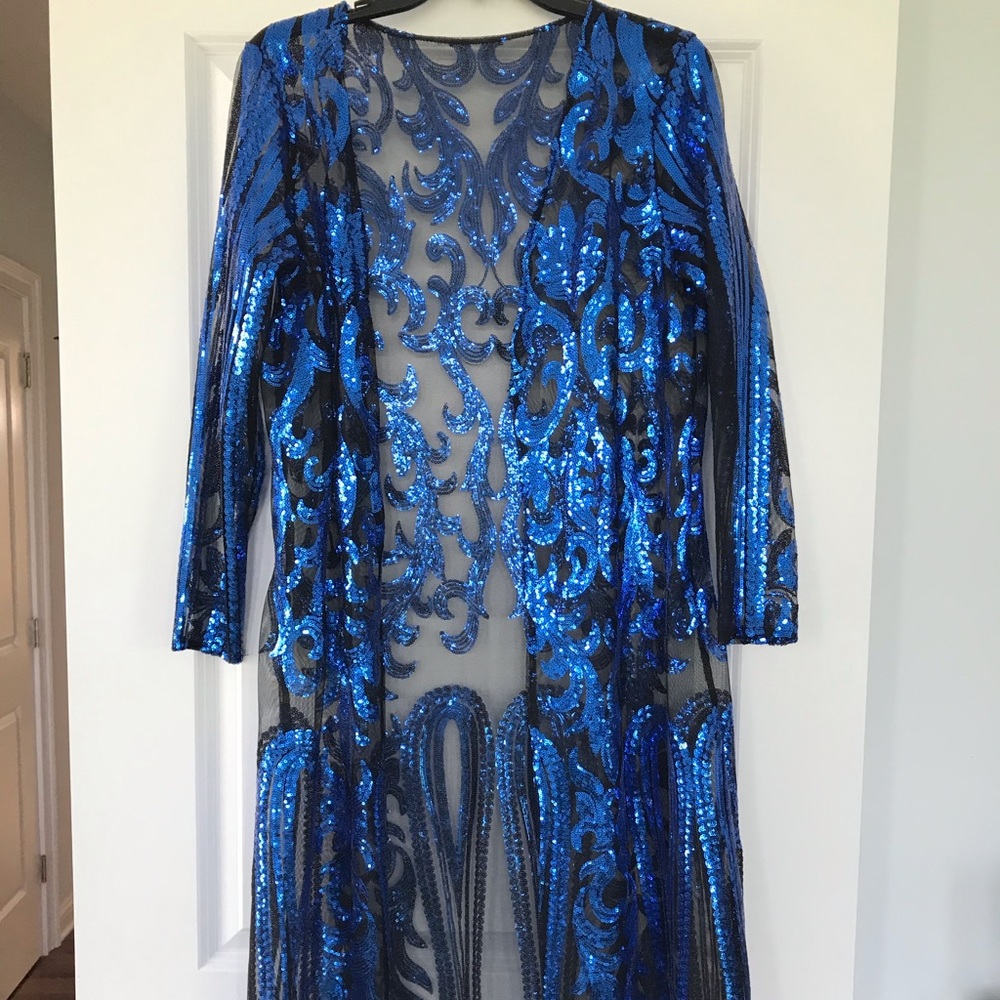 New sequin duster